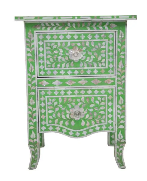 Kiara Mother of Pearl Bed Side Table