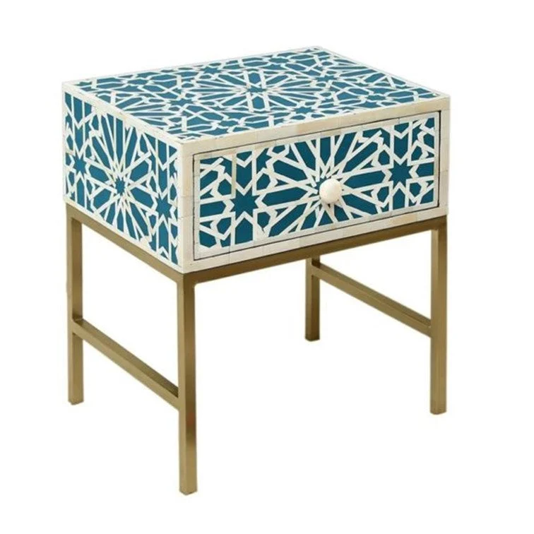 Peter_Wooden Bedside Table with 1 drawer