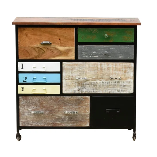 Oliver Multi Chest of Drawer_ 95 cm Length