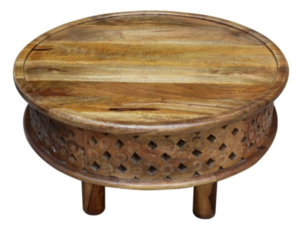 Rocco_Solid Indian Wood Carved Round Coffee Table_76 Dia cm
– Celson PTE Ltd 4