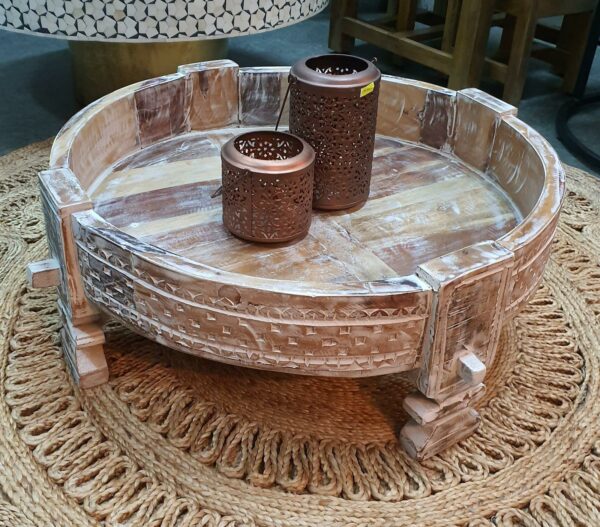 Cabell_Solid Indian Wood Chakki Grinding Coffee Table_60 Dia cm
– Celson PTE Ltd 5