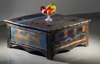 Matt_Solid Wood Coffee Table_97 cm