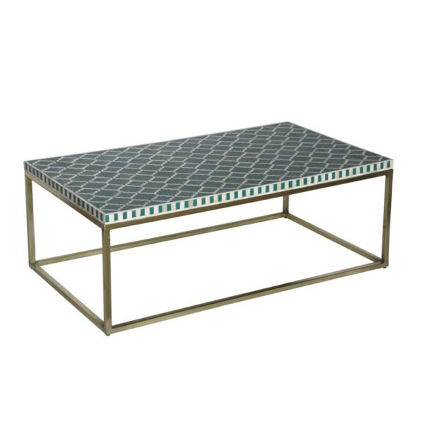 Carla _Bone Inlay Coffee Table with Metal Base_120 cm
– Celson PTE Ltd 7