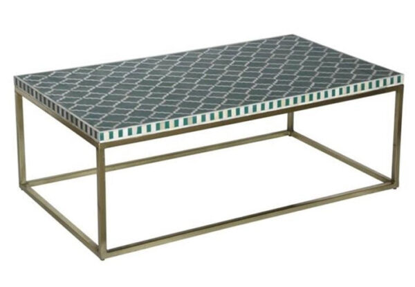 Carla _Bone Inlay Coffee Table with Metal Base_120 cm
– Celson PTE Ltd 1