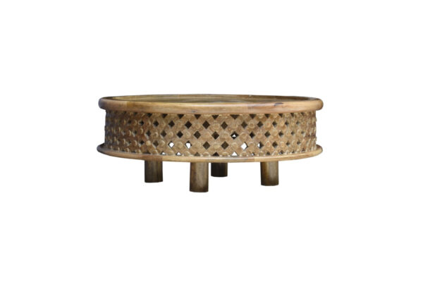 Ferrel Solid Indian Wood Carved Round Coffee Table_80 Dia cm
– Celson PTE Ltd 9