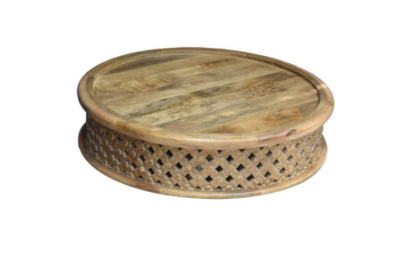 Ferrel Solid Indian Wood Carved Round Coffee Table_80 Dia cm
– Celson PTE Ltd 10