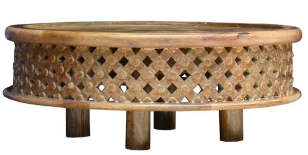 Ferrel Solid Indian Wood Carved Round Coffee Table_80 Dia cm
– Celson PTE Ltd 7