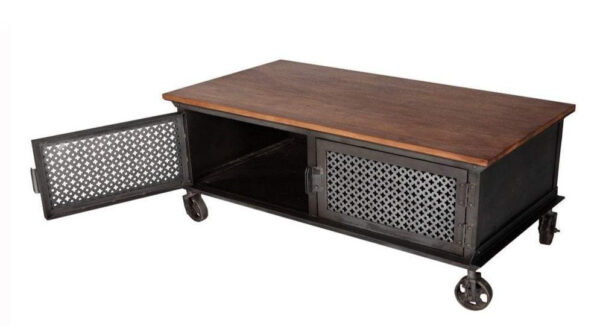 Cerina_ Industrial Look Coffee Table with storage_110 cm
– Celson PTE Ltd 2