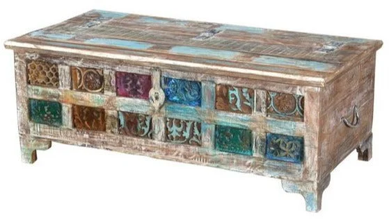 Altin_Solid Indian Wood Coffee Table_Storage Trunk_120 cm