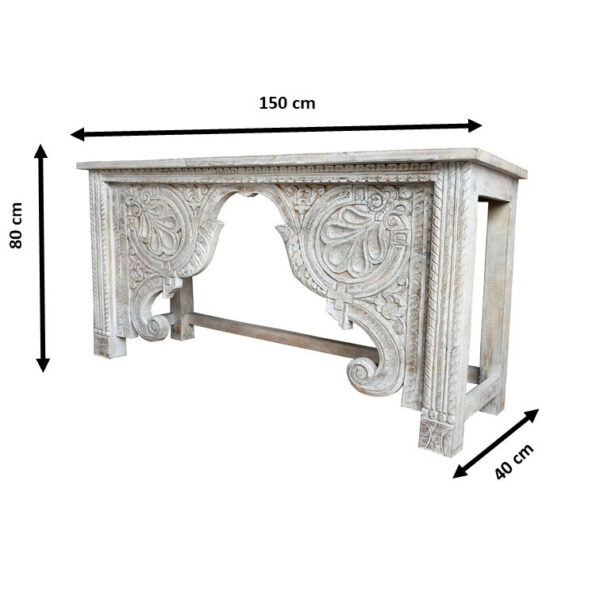 Heidi Hand Carved Indian Wood Console Table_150 cm
– Celson PTE Ltd 4