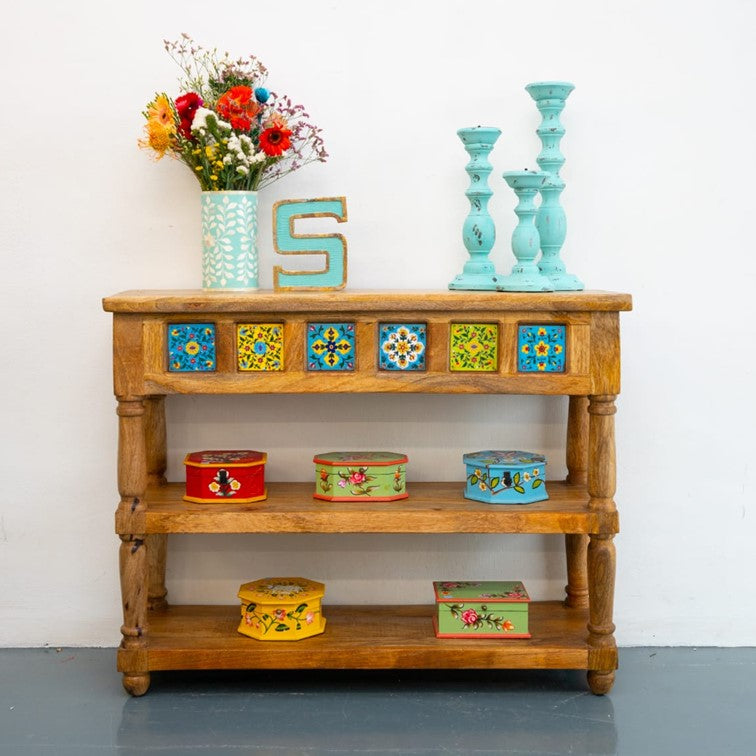 Emilia Hand Crafted Tile Console Table_110 cm