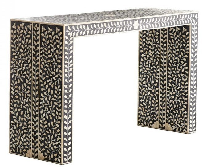 Angela Bone Inlay Console Table_125 cm