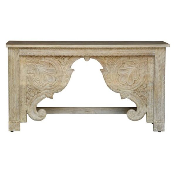 Natalie Hand Carved Indian Wood Console Table_150 cm
– Celson PTE Ltd 4