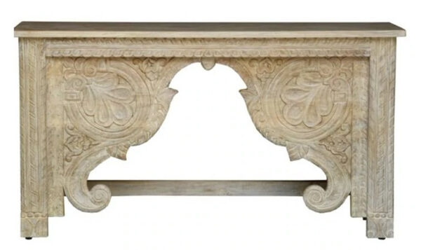 Natalie Hand Carved Indian Wood Console Table_150 cm
– Celson PTE Ltd 1