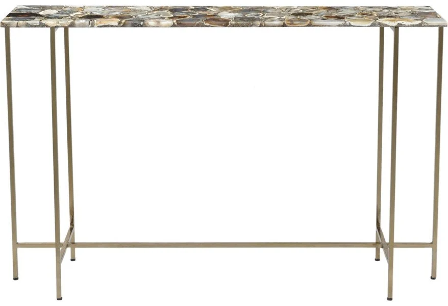 Claire_Agate Top Console Table_110 cm