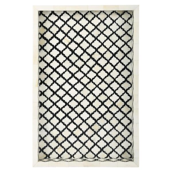 Cahir_Bone Inlay Moroccan Pattern Tray in Black_58 x 42 cm
– Celson PTE Ltd 2