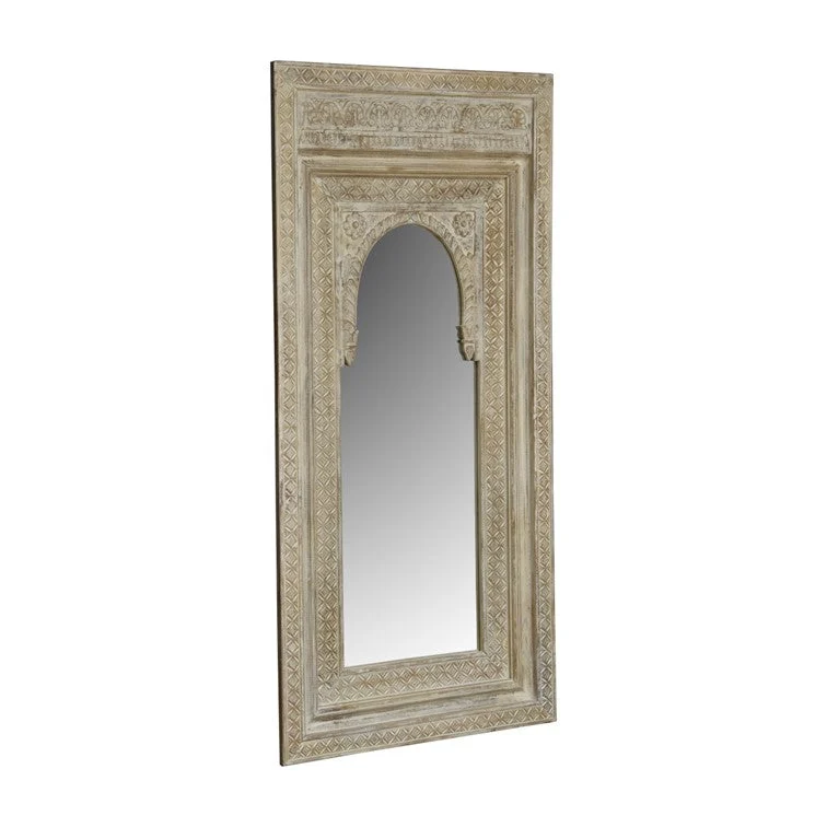 Sami_Indian Hand Carved Window Mirror Frame_90 x 190 cm