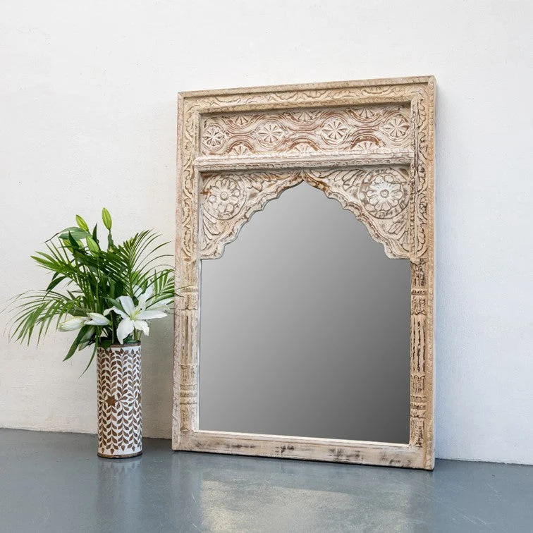 Mahesh_Old Arch Hand Carved Mirror_Available in 2 sizes