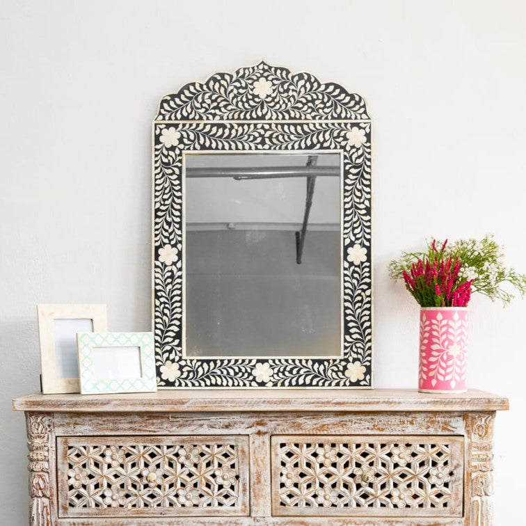 Gina_Bone inlay arch Mirror 61 x 92 cm