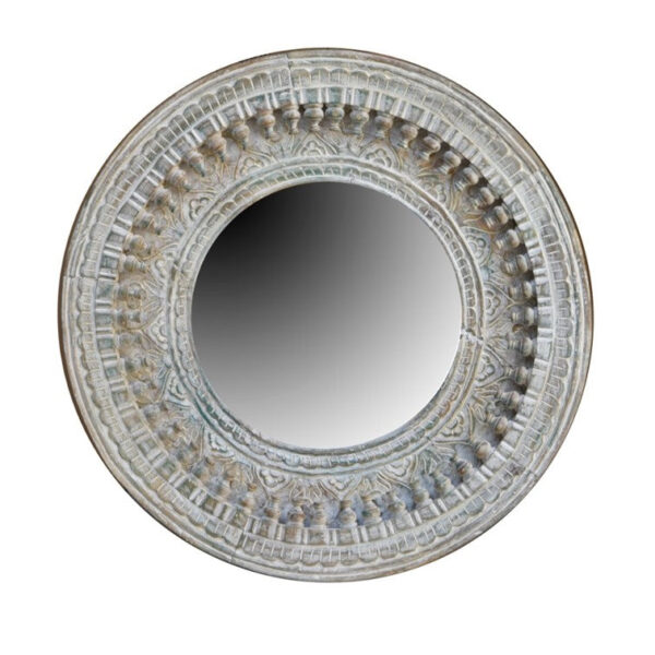 Ben_Indian Round Spindle Mirror Frame_76 Dia cm
– Celson PTE Ltd