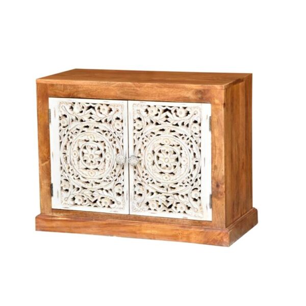 Harris_Hand Carved Solid Indian Wood Shoe Cabinet_Shoe Rack_Cabinet
– Celson PTE Ltd 4