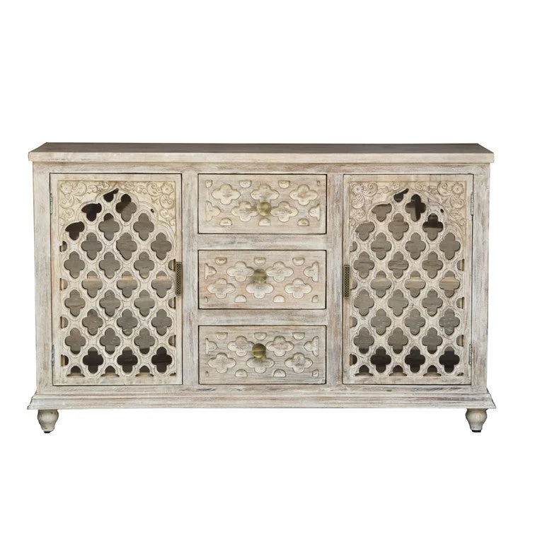 Jack _Handcarved wooden sidebaord_wooden Cabinet