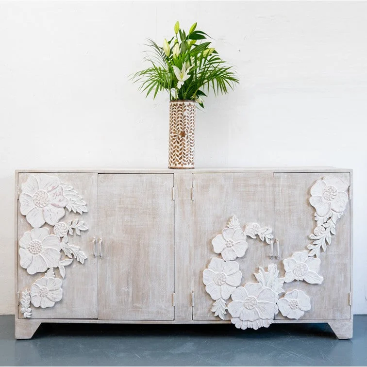 Fionna_Side Board_Buffet_Cupboard_4 Doors_Cabinet