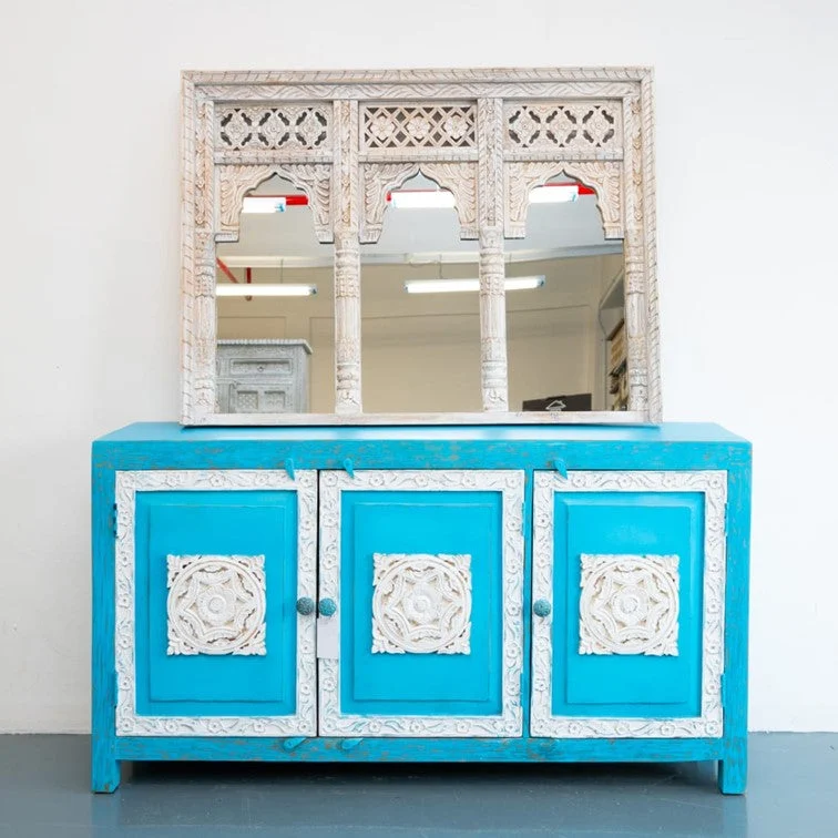 Hari Wooden Sideboard_Buffet_Cupboard_3 Doors_Cabinet