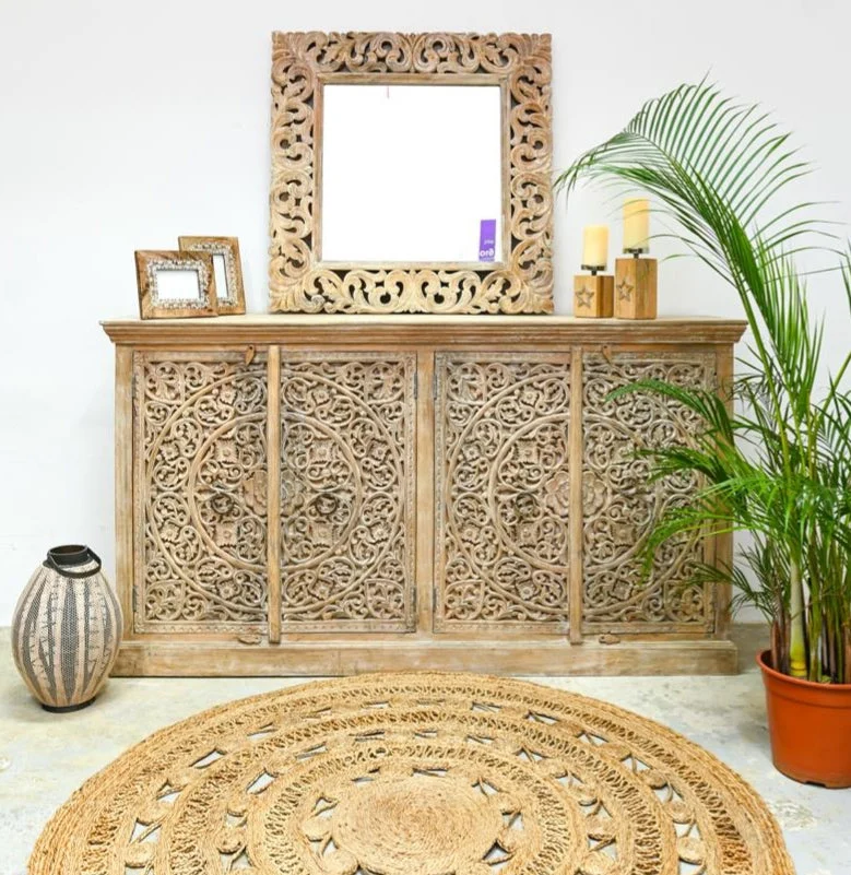 June_Side Board_Buffet_Cupboard_4 Doors_Cabinet