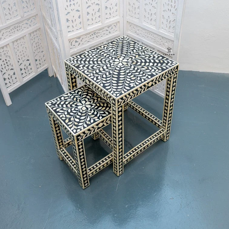 Margo_Bone Inlay Set of 2 Nesting table_Floral
– Celson PTE Ltd