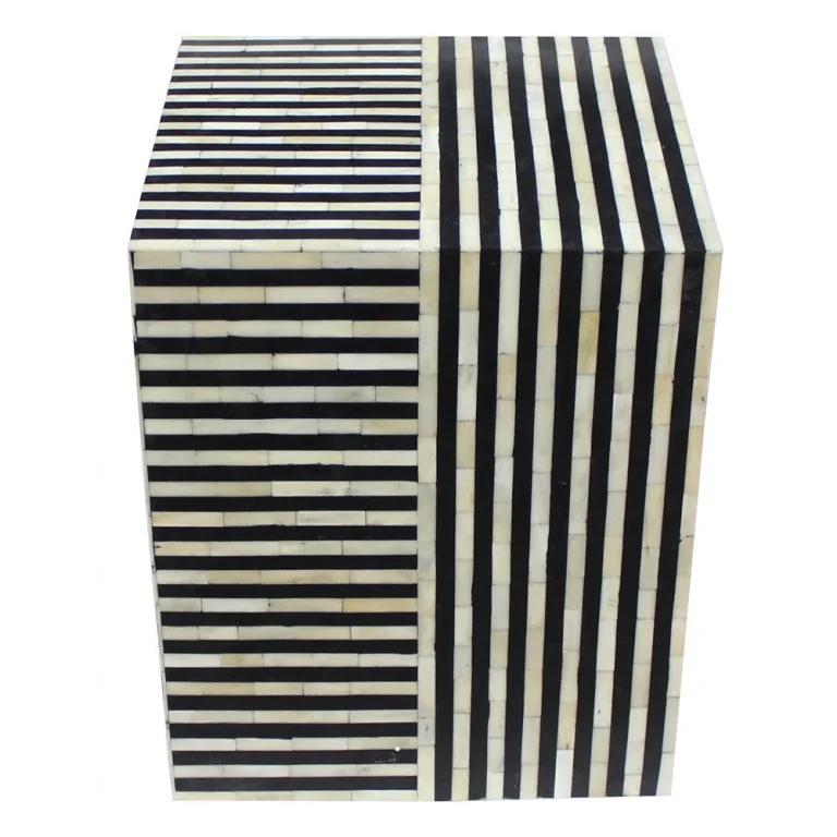 Zane Bone Inlay Stool
– Celson PTE Ltd