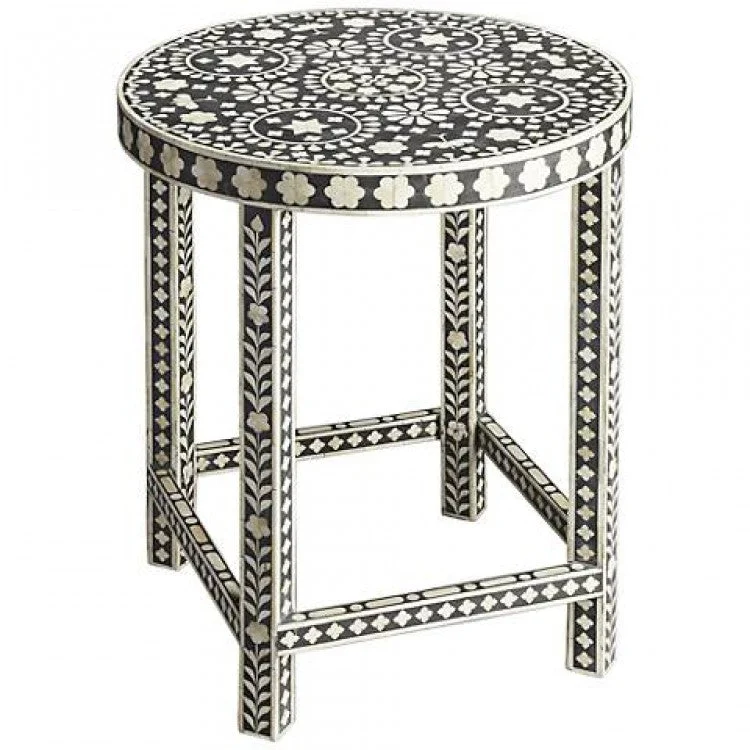 Rahele Bone Inlay Side Table_Stool
– Celson PTE Ltd
