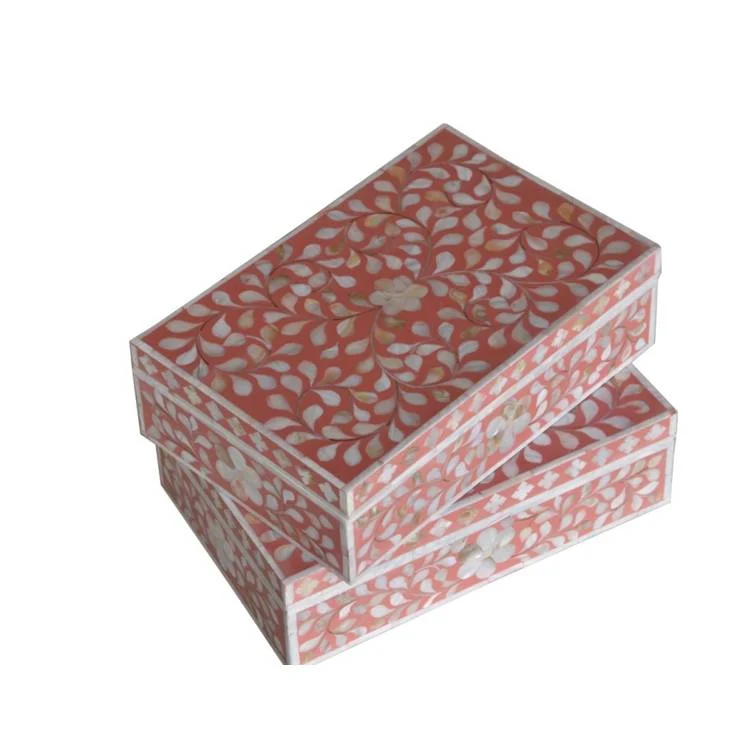 Amber Mother of Pearl Inlay Box– Celson PTE Ltd