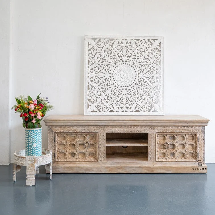 Emily_Hand Carved TV Cabinet_TV Console
– Celson PTE Ltd