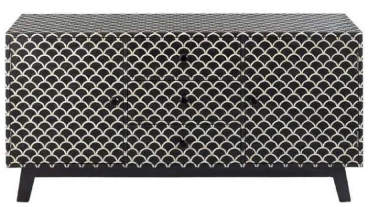 Erik_Floral Bone Inlay 3 Drawers and 2 Door TV Unit_TV Console
– Celson PTE Ltd