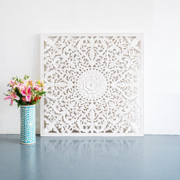 Fink_Wooden Carved Square Wall Panel_White Washed
– Celson PTE Ltd 4