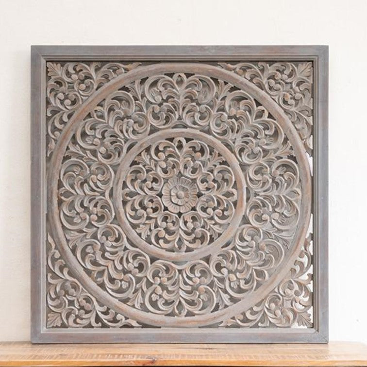 Ludwig_Wooden Carved Wall Panel