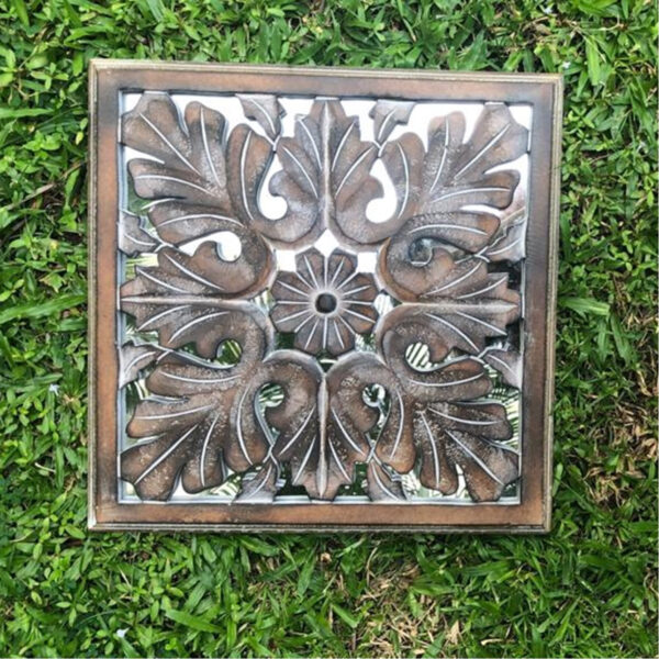 Jocko Grey Wooden with Back Mirror Carving Wall Panel
– Celson PTE Ltd 5