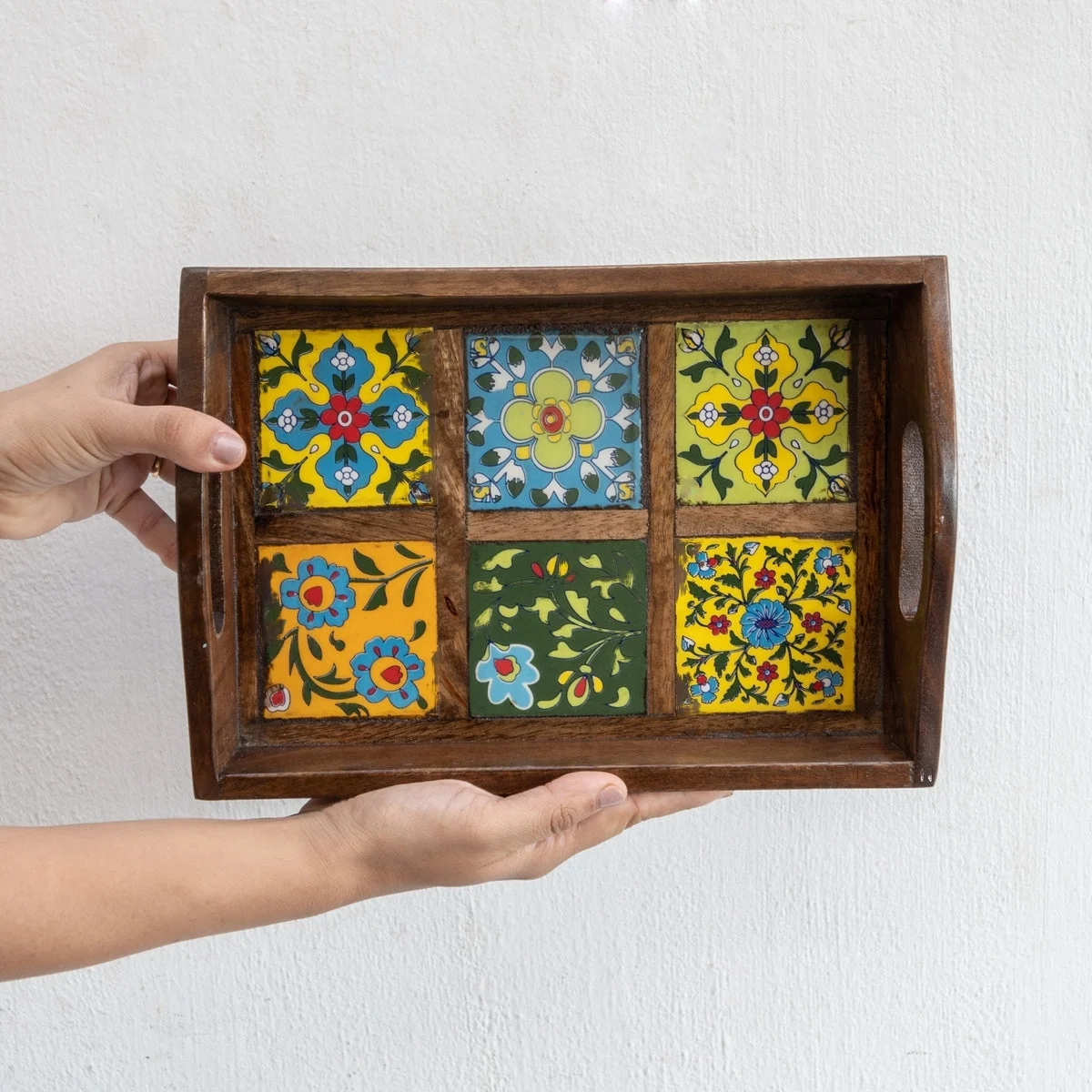 Kelly_Solid Wooden Tile Trays– Celson PTE Ltd
