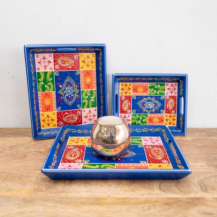 Shiva Solid Mango Wood Tray Set of 3
– Celson PTE Ltd