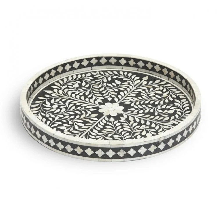 Carl_Bone Inlay Round Tray– Celson PTE Ltd