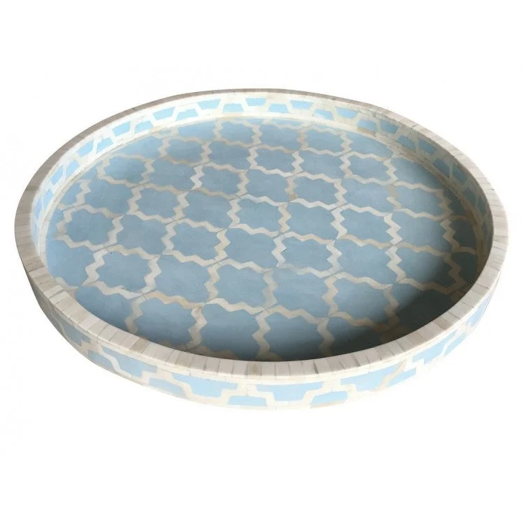Teresa Bone Inlay Moroccan Pattern Tray_ Dia 40 cm
– Celson PTE Ltd