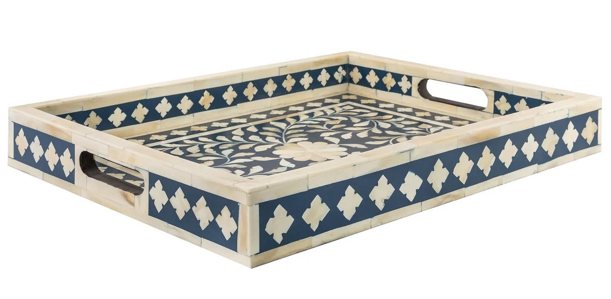 Ben Bone Inlay Tray with Floral Pattern_ 46 x 35.5 cm
– Celson PTE Ltd