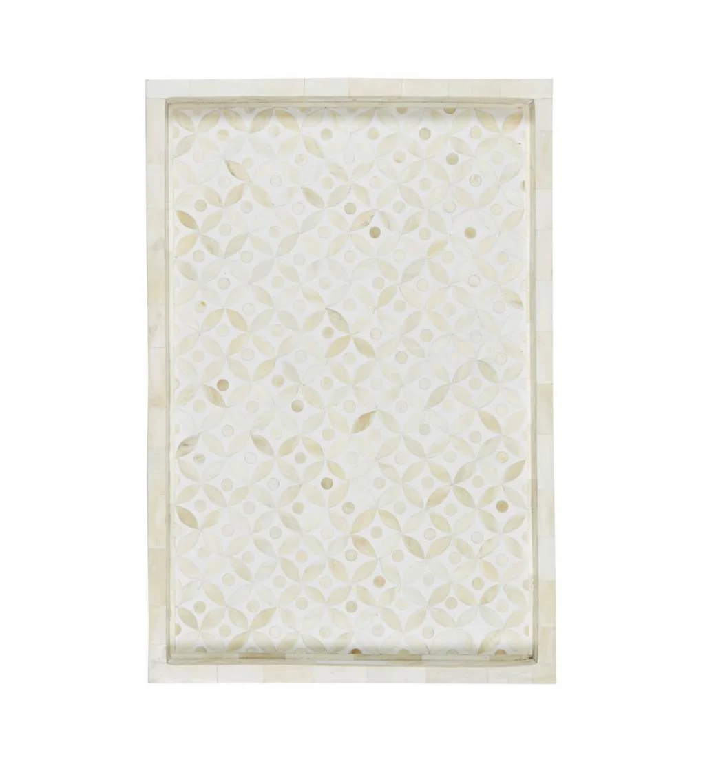 Charlie Bone Inlay Tray Geometrical Pattern Tray _45 x 35 cm
– Celson PTE Ltd
